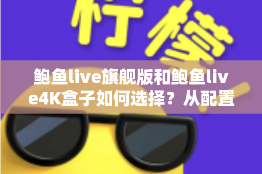 鲍鱼live旗舰版和鲍鱼live4K盒子如何选择？从配置到预算的全方位选购指南帮你找到答案