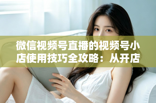 微信视频号直播的视频号小店使用技巧全攻略:从开店到爆单的实战指南 微信视频号直播的视频号小店使用技巧全攻略:从开店到爆单的实战指南