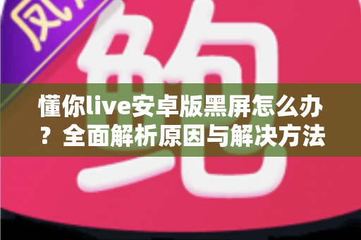懂你live安卓版黑屏怎么办？全面解析原因与解决方法，助你快速恢复流畅体验